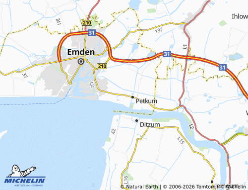 MICHELIN Widdelswehr map - ViaMichelin