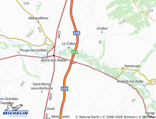 Mapa MICHELIN Torcy-le-Petit - ViaMichelin
