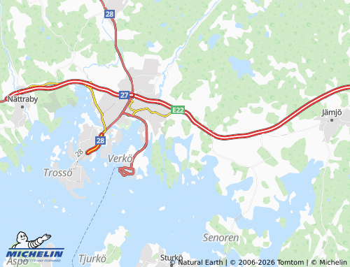 Carte MICHELIN Sjötorp - ViaMichelin