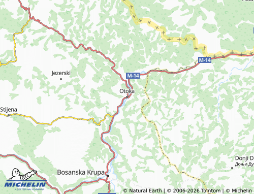 Mappa MICHELIN Otoka - ViaMichelin