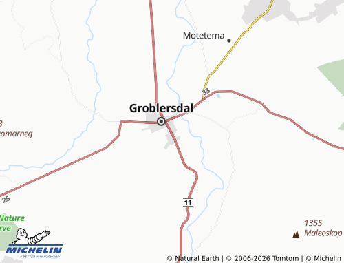MICHELIN-Landkarte Groblersdal Outlying - ViaMichelin
