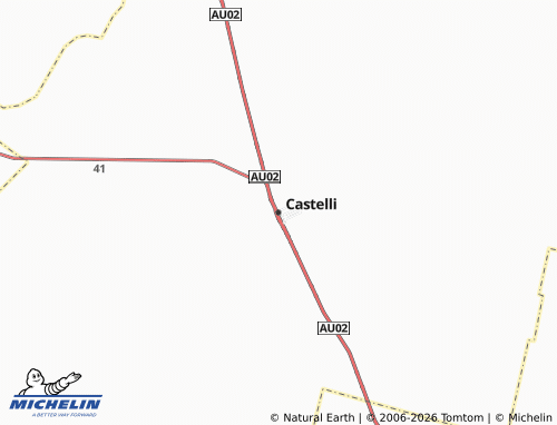 MICHELIN-Landkarte Castelli - ViaMichelin