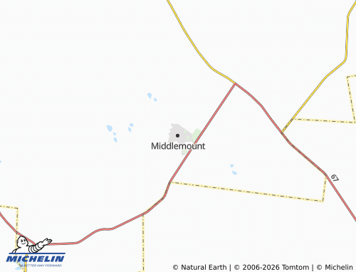 Mapa MICHELIN Middlemount - ViaMichelin