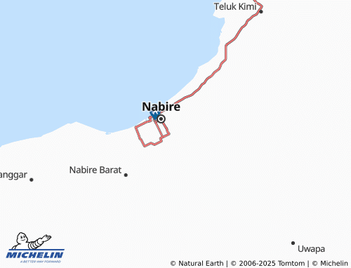 MICHELIN Kali Harapan map - ViaMichelin