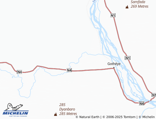 MICHELIN Koulikwara map - ViaMichelin