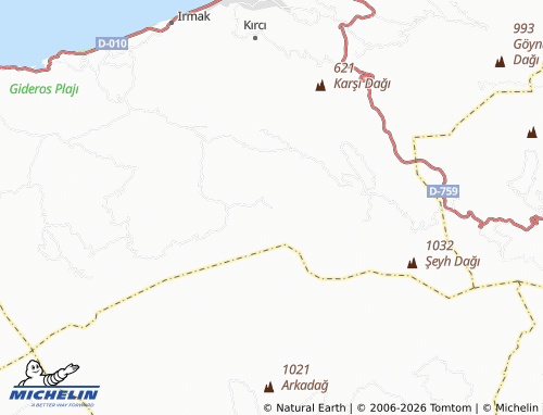 Mappa MICHELIN Derebucağı - ViaMichelin