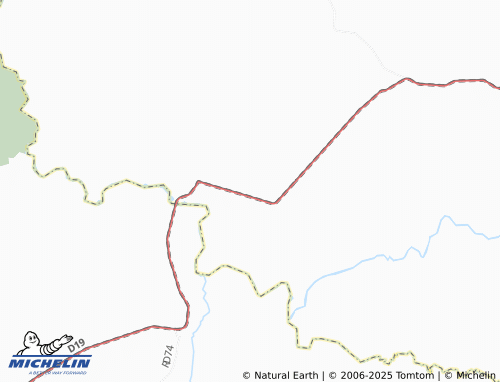 MICHELIN Left Nkumbula map - ViaMichelin