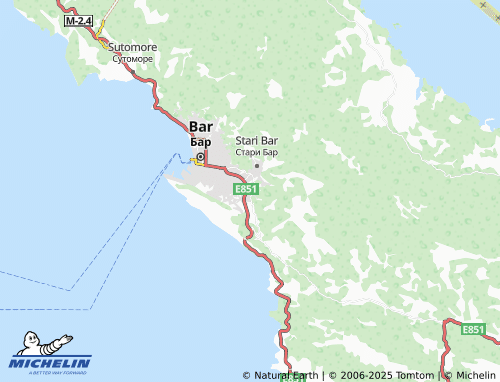 MICHELIN-Landkarte Bartula - ViaMichelin