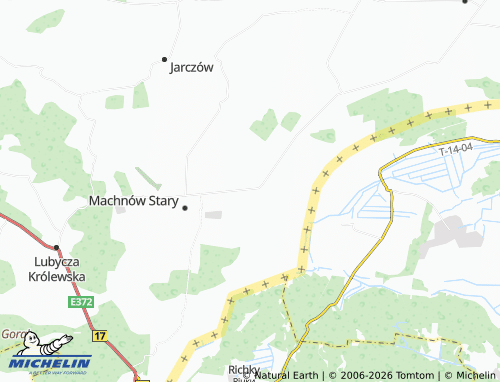 Mapa MICHELIN Machnów Nowy - ViaMichelin