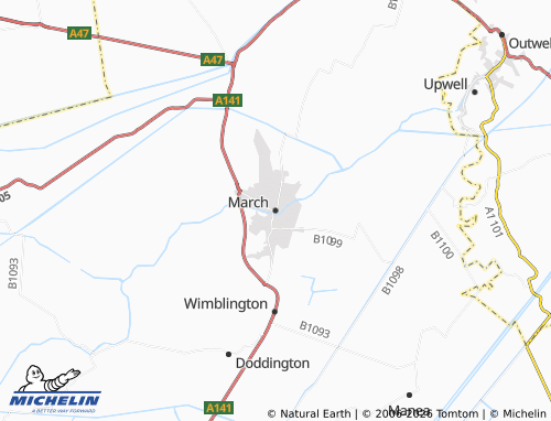 Carte MICHELIN March - ViaMichelin