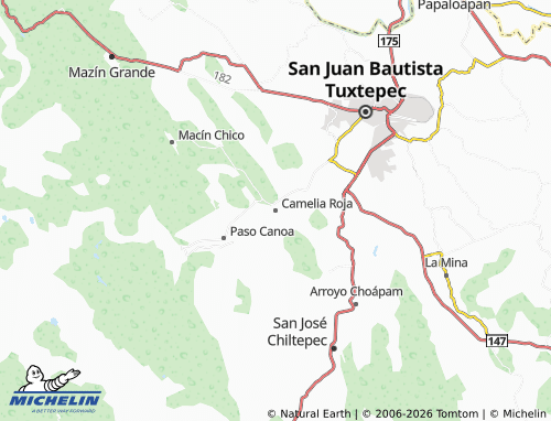 MICHELIN Camelia Roja map - ViaMichelin