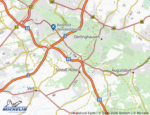 MICHELIN Dalbke map - ViaMichelin