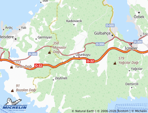 Mappa MICHELIN Uzunkuyu - ViaMichelin