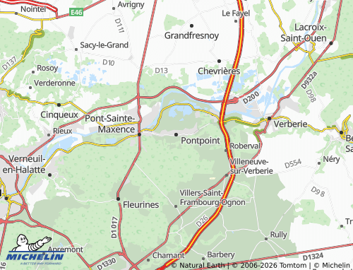Mapa MICHELIN Pontpoint - ViaMichelin