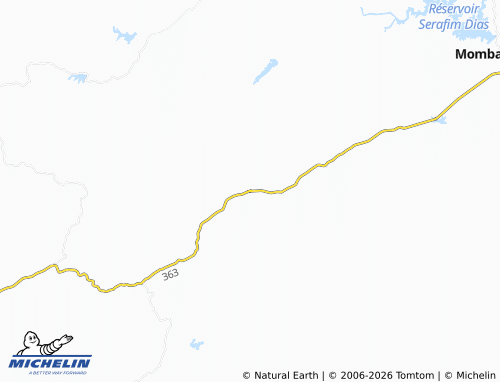 Mapa MICHELIN São Gonçalo do Umari - ViaMichelin