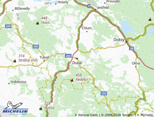 Mapa MICHELIN Dubá - ViaMichelin