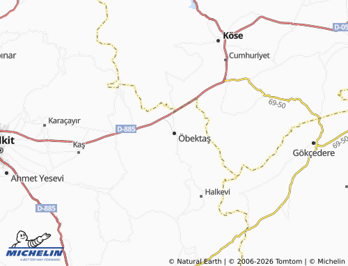 Mapa MICHELIN Öbektaş - ViaMichelin
