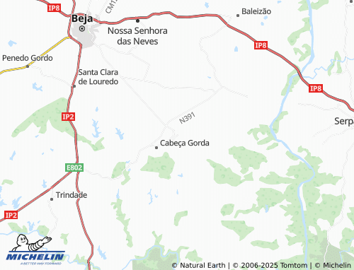 MICHELIN Salvada map - ViaMichelin