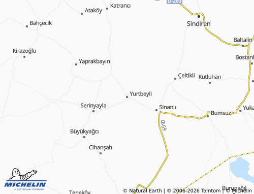 Mappa MICHELIN Yurtbeyli - ViaMichelin