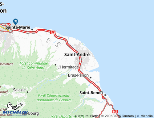 Mappa MICHELIN Saint-André - ViaMichelin