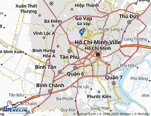 MICHELIN Phường 14 map - ViaMichelin