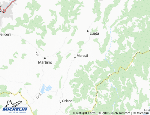 MICHELIN Merești map - ViaMichelin