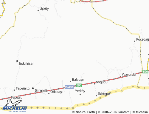 Mappa MICHELIN Güneli - ViaMichelin