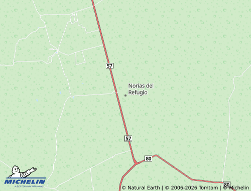 Mapa MICHELIN Norias del Refugio - ViaMichelin