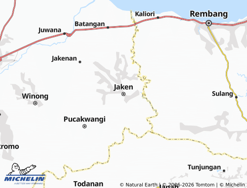 MICHELIN Jaken map - ViaMichelin