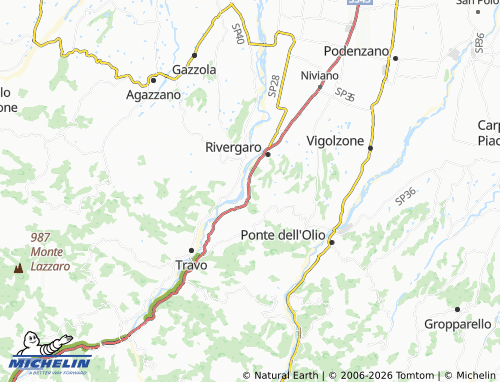 MICHELIN Fabbiano map - ViaMichelin