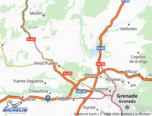 MICHELIN-Landkarte Caparacena - ViaMichelin