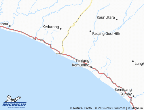 MICHELIN Beriang Tinggi map - ViaMichelin