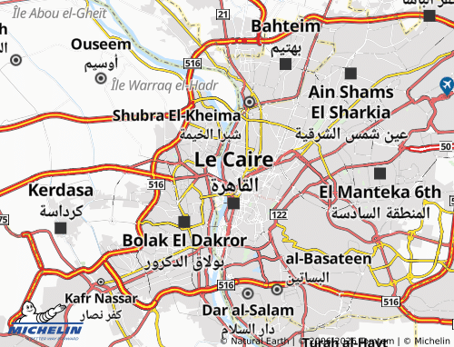 MICHELIN Sanan Basha map - ViaMichelin
