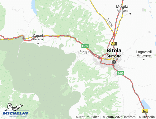 MICHELIN Dihovo map - ViaMichelin