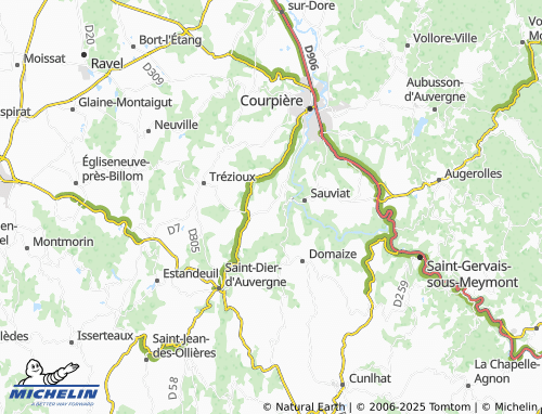 MICHELIN-Landkarte Le Clos - ViaMichelin