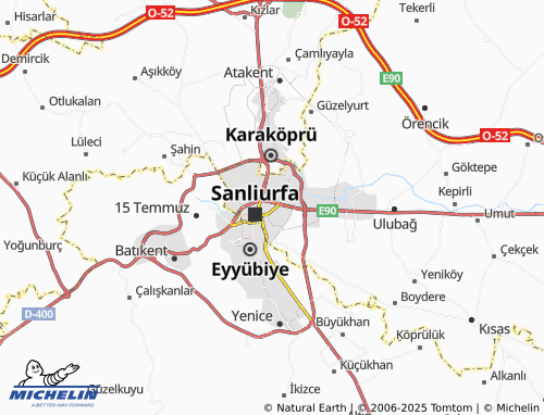 MICHELIN Şair Nabi map - ViaMichelin