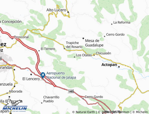 MICHELIN Los Otates map - ViaMichelin