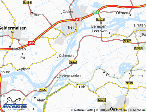 Carte MICHELIN Dreumel - ViaMichelin