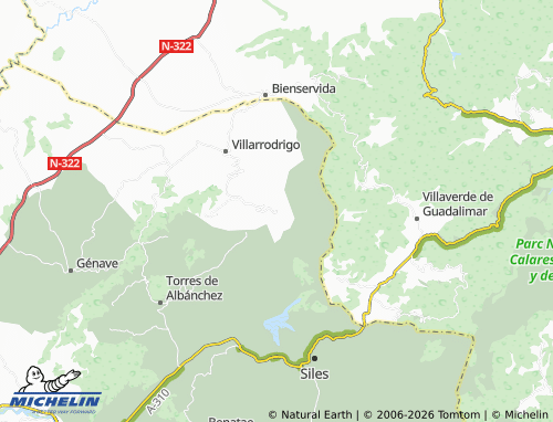 MICHELIN Onsares map - ViaMichelin