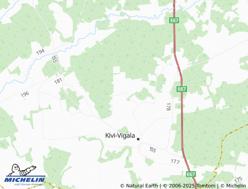 MICHELIN Araste map - ViaMichelin