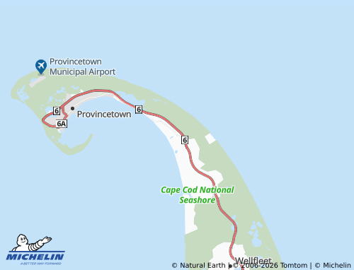 Carte MICHELIN North Truro - ViaMichelin
