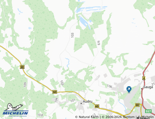 MICHELIN Ridalepa map - ViaMichelin