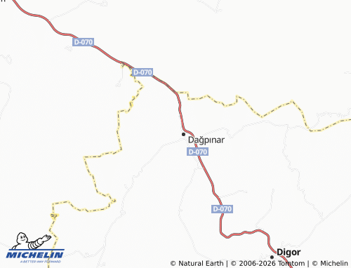 Mapa MICHELIN Merkez - ViaMichelin