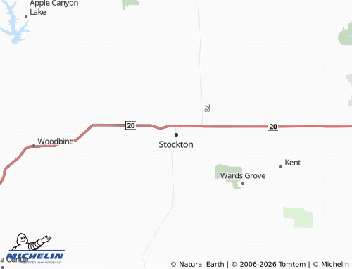 Mappa MICHELIN Stockton - ViaMichelin