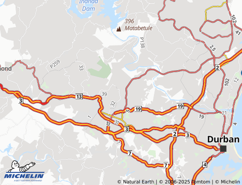 MICHELIN Berkshire Downs map - ViaMichelin