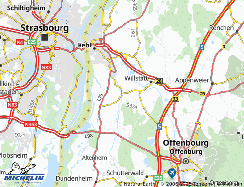 MICHELIN Eckartsweier map - ViaMichelin