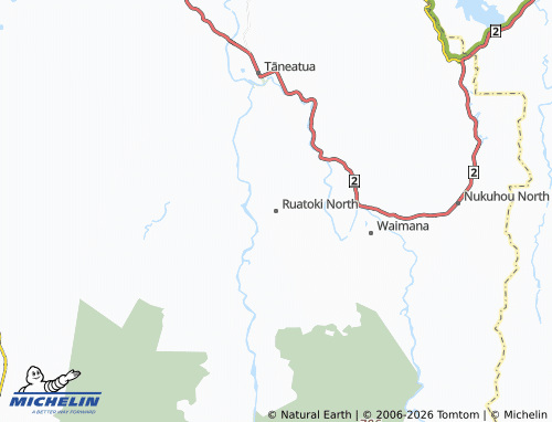 Mapa MICHELIN Ruatoki North - ViaMichelin