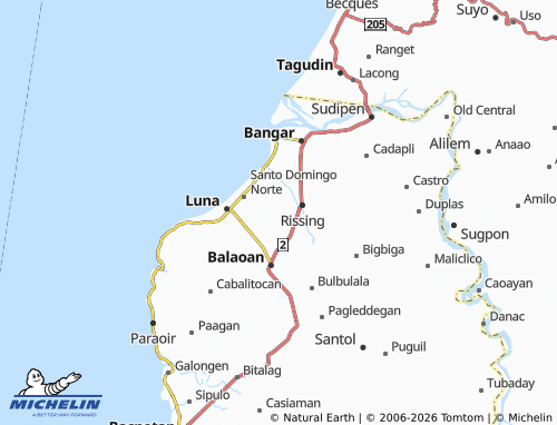 MICHELIN Oaqui 2 map - ViaMichelin