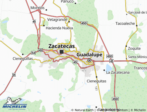 Kaart MICHELIN Tres Cruces - ViaMichelin