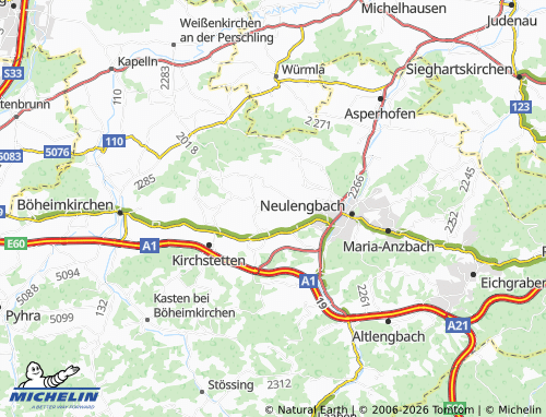 MICHELIN Wolfersdorf map - ViaMichelin